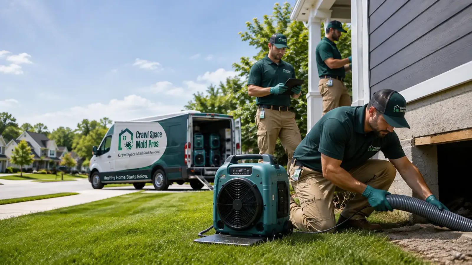 Crawl Space Mold Removal in Orefield, PA